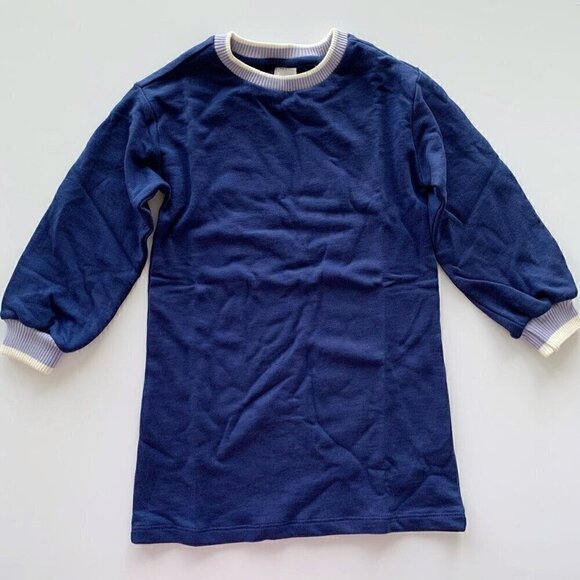 Hanna Andersson Girl Long Sleeve French Terry Dress 5T 110 Cm - Picture 1 of 9